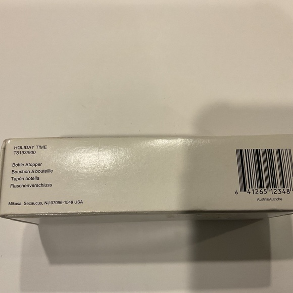 Mikasa Holiday Time Lead Crystal Christmas Tree Wine Bottle Stopper - Picture 2 of 3